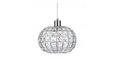 Letitia Non Elec Pendant Polished Chrome Crystal
