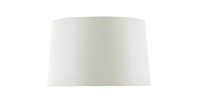 Där Lighting Lucie Natural Linen Tapered Drum Shade