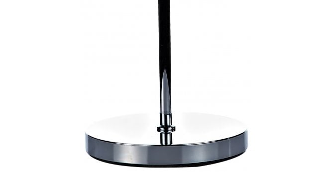 Där Lighting Luther 3 Light Floor Lamp Polished Chrome Crystal