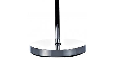 Luther 3 Light Floor Lamp Polished Chrome Crystal