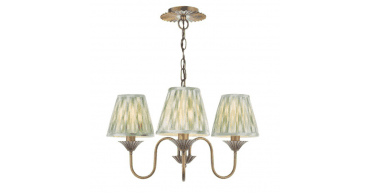 Lydian 6 Light Pendant Antique Bronze With Shade