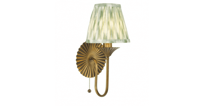 Där Lighting Lydian Wall Light Antique Bronze With Shade