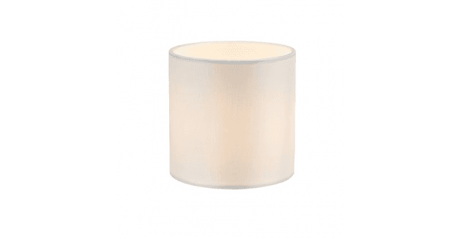 Där Lighting Lyris Ivory Cotton Drum Shade 12cm