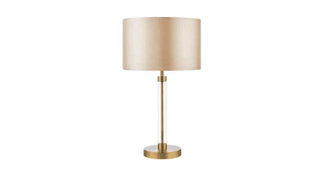 Där Lighting Lyris Taupe Cotton Drum Shade 30cm