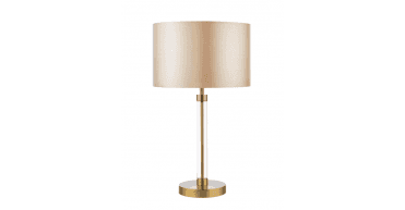 Lyris Taupe Cotton Drum Shade 30cm