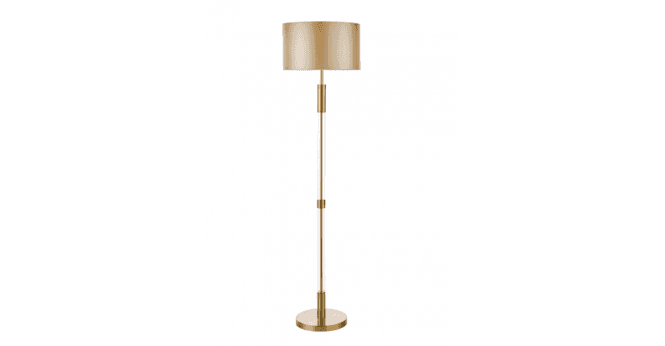 Där Lighting Lyris Taupe Cotton Drum Shade 40cm