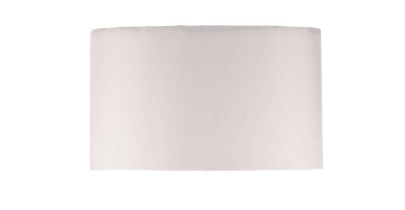 Madrid White Faux Silk Drum Shade 42.5cm