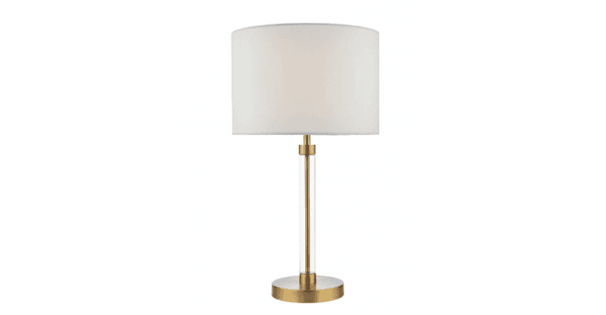 Där Lighting Mina Cream Cotton Drum Shade 30cm