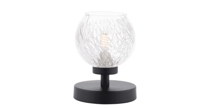 Där Lighting Mix & Match Clear Glass With Inner Wire Detail G9 10cm