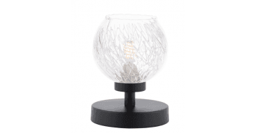 Mix & Match Clear Glass With Inner Wire Detail G9 10cm