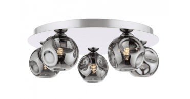 Mix & Match Closed Organic Smoked Glass G9 10cm