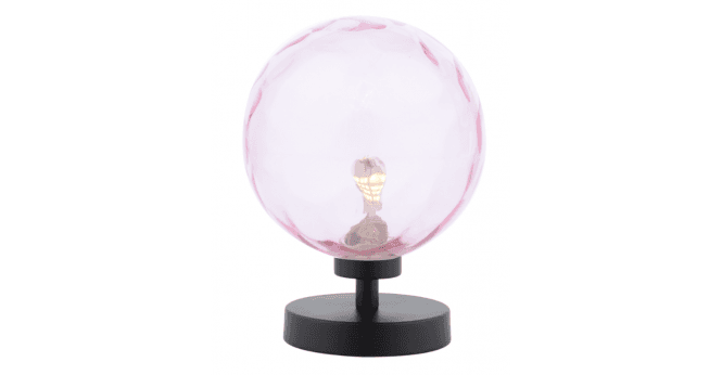 Där Lighting Mix & Match Pink Dimpled Glass G9 15cm