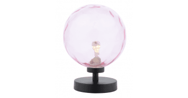 Mix & Match Pink Dimpled Glass G9 15cm