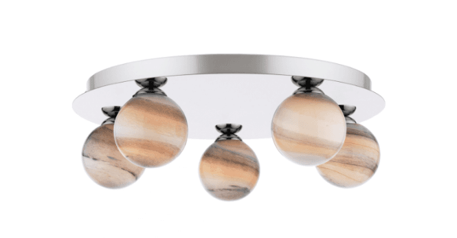 Där Lighting Mix & Match Planet Style Glass G9 8cm