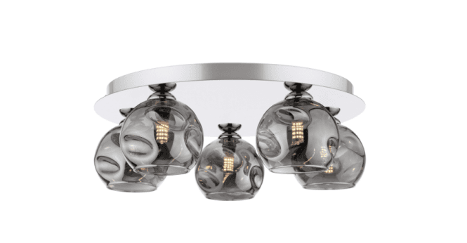 Där Lighting Mix & Match Smoked Organic Glass G9 11cm