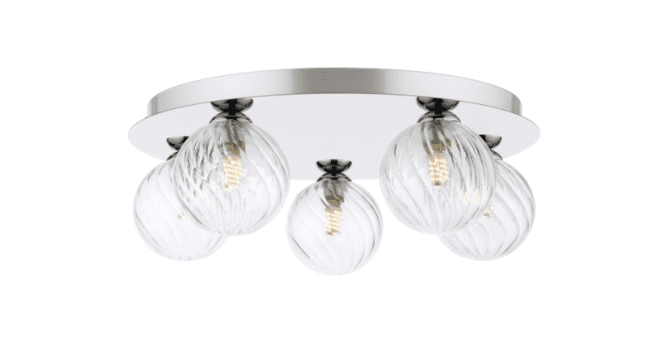 Där Lighting Mix & Match Twisted Style Closed Glass G9 10cm