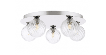 Mix & Match Twisted Style Closed Glass G9 10cm