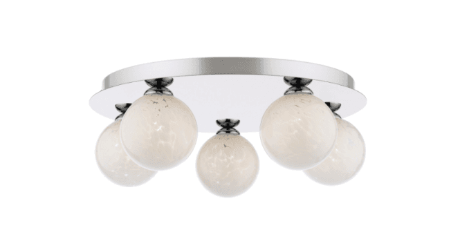 Där Lighting Mix & Match White Confetti Glass G9 10cm