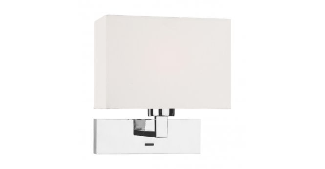 Där Lighting Modena Wall Light In Polished Chrome (Bracket Only)