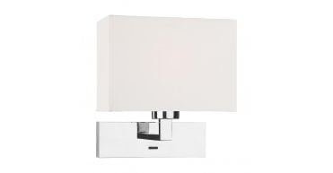 Modena Wall Light In Polished Chrome (Bracket Only)