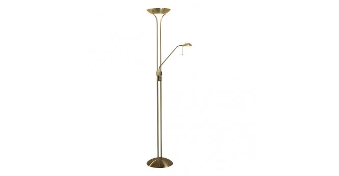 Där Lighting Montana Mother & Child Floor Lamp Antique Brass