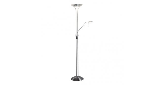 Där Lighting Montana Mother & Child Floor Lamp Satin Chrome