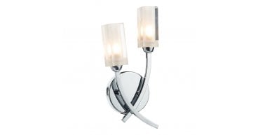 Morgan Double Wall Bracket Polished Chrome