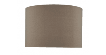 Mubina Grey Faux Silk Drum Shade 30cm