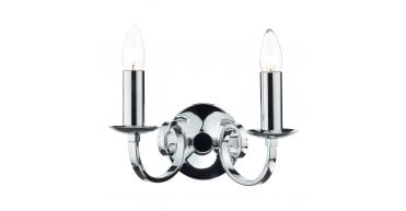 Murray 2 Light Wall Light Polished Chrome