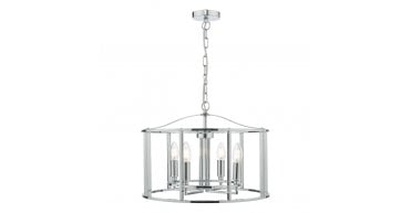 Myka 4 Light Pendant Polished Chrome