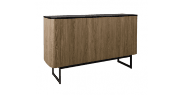 Myron Cabinet Mocha Effect and Matt Black