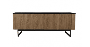 Myron Cabinet Mocha Effect and Matt Black