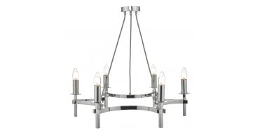 Nacala 6 Light Pendant Polished Chrome