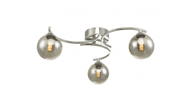 Nakita 3 Light Semi Flush Polished Chrome Frame Only