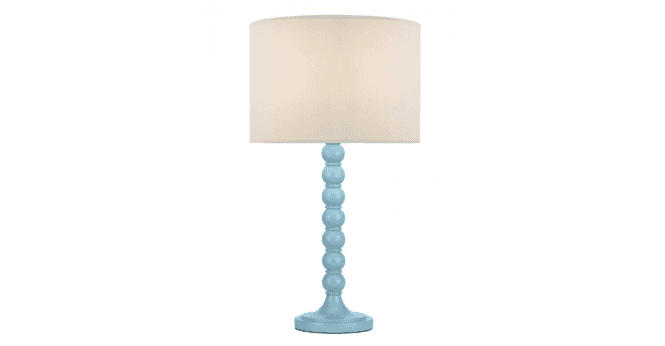 Där Lighting Nalani Ivory Linen Drum Shade 26cm