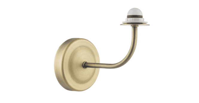 Där Lighting Navarro Rechargeable Wall Light Matt Antique Brass Bracket Only LED