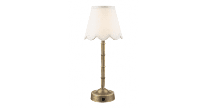 Där Lighting Nerita Ivory Linen Empire Shade 15cm