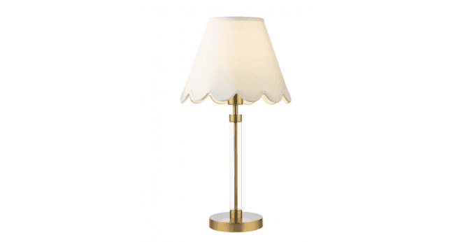 Där Lighting Nerita Ivory Linen Empire Shade 30cm