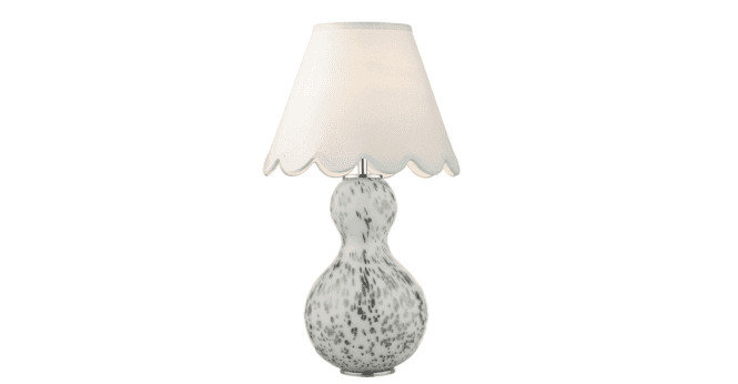 Där Lighting Nerita Ivory Linen Empire Shade 35cm