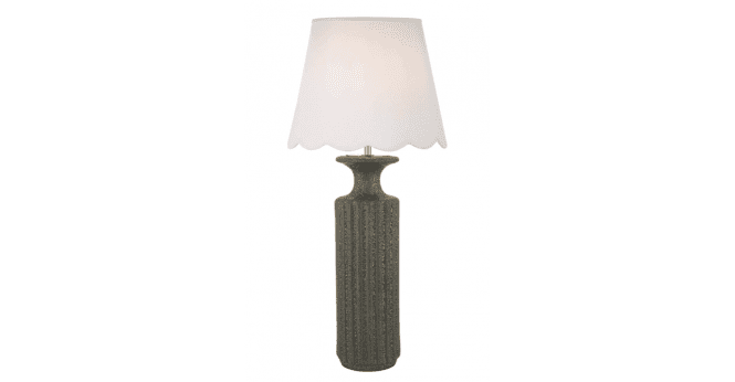 Där Lighting Nerita Ivory Linen Empire Shade 40cm