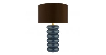 Niamh Table Lamp Blue Glass Base Only