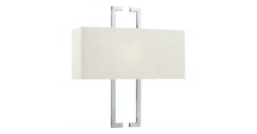 Nile Wall Light Polished Chrome With Shade