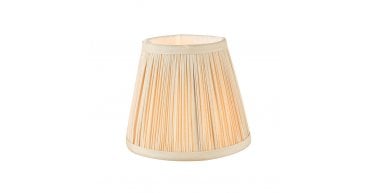Noelle Taupe Silk Pleated Shade 14cm