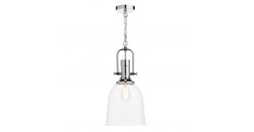 Nolan 1 Light Pendant Polished Chrome/ Clear