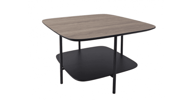 Där Lighting Oka Coffee Table Mocha Effect and Matt Black