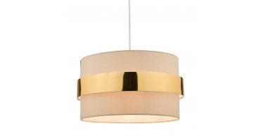 Oki Easy Fit Shade Taupe With Gold Band