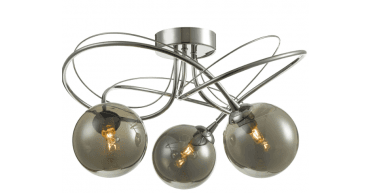 Onawa 3 Light Semi Flush Polished Chrome Frame Only