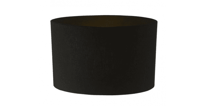Där Lighting Oporto Black Cotton Oval Shade