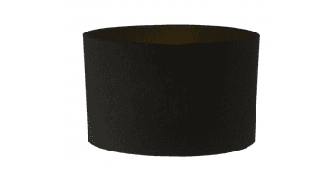 Oporto Black Cotton Oval Shade
