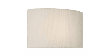 Oporto Cream Cotton Oval Shade 31cm